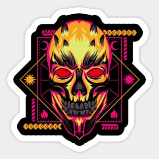 skull king Sticker